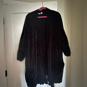 Anthropologie Black Cardigan Sweater